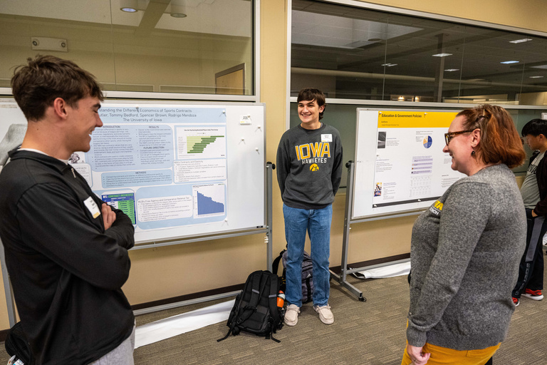 2025 FYS Poster Session poster titled Understanding the Different Economics of Sports Contracts
