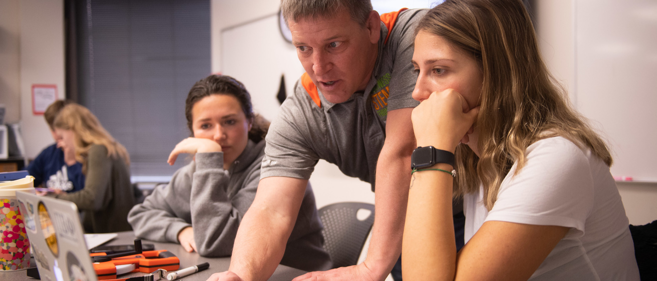 Ted Neal in Science Ed Classroom